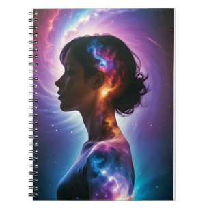 Carnet Double exposition cosmique Espace Infini Art unive