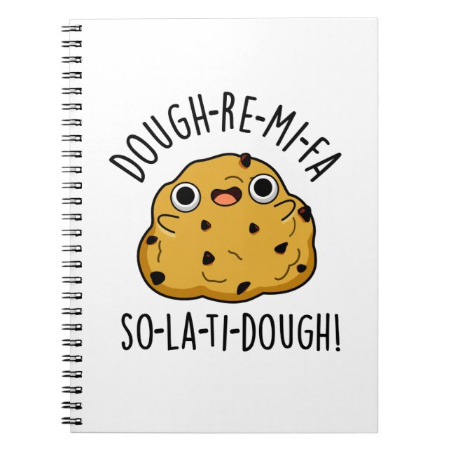 Carnet Dough-Re-Mi Musique Drôle Blague de Pâte  (Devant)