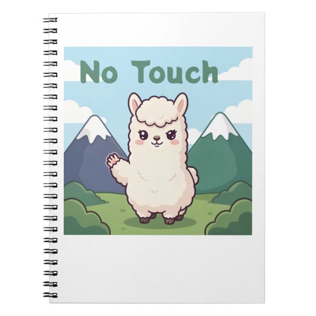 Carnet Doux lama  (Devant)