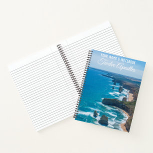 Carnet Douze Apôtres Grande Route Océanique Photo Aérienn