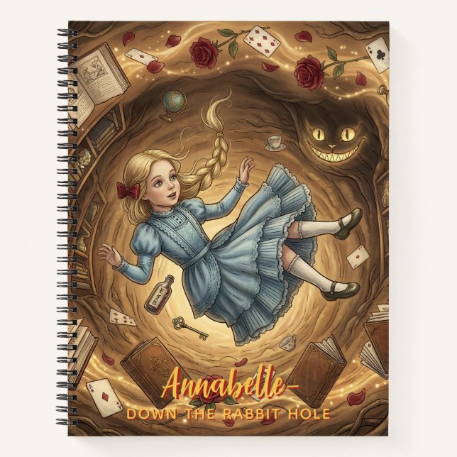 Carnet Down the Rabbit Hole Notebook (Devant)