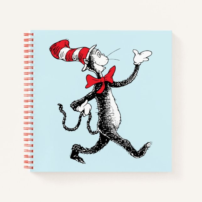 Carnet Dr Seuss | Chat dans la marche des chats Casquette (Devant)