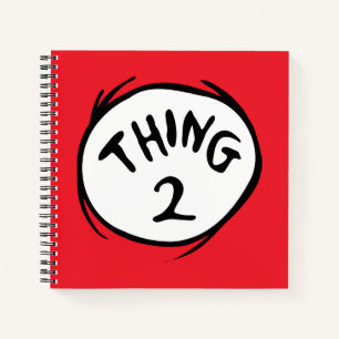Carnet Dr. Seuss   Chose Un Chose Deux - Chose Deux