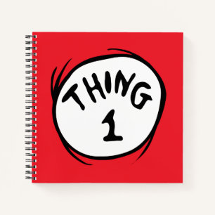 Carnet Dr. Seuss   Chose Un Chose Deux - Chose Un