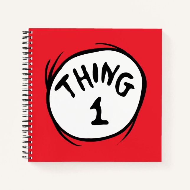 Carnet Dr. Seuss | Chose Un Chose Deux - Chose Un (Devant)