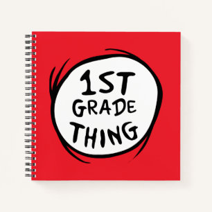 Carnet Dr. Seuss   Chose Un Chose Deux - Objet de 1re ann