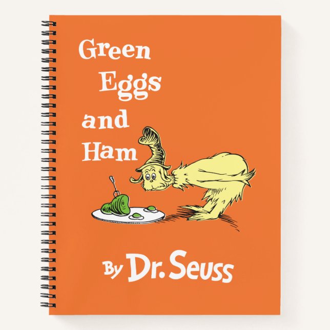 Carnet Dr. Seuss | Œufs verts et jambon (Devant)