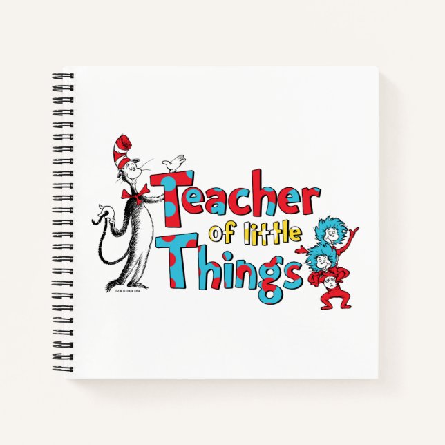 Carnet Dr. Seuss | Professeur de petites Choses (Devant)