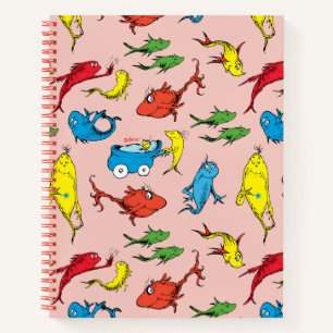 Carnet Dr. Seuss   Un Poisson Deux Poissons Motif