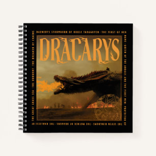 Carnet "Dracarys" Drogon Breathing Fire Graphic