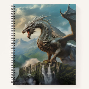 Carnet Dragon Animal Créature Imaginaire Mur coloré Art