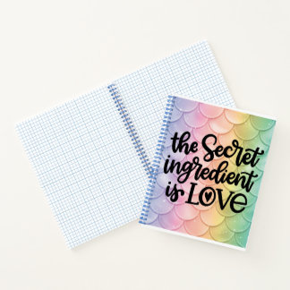 Carnet Dragon De Sirène L'Ingrédient Secret Est Amour