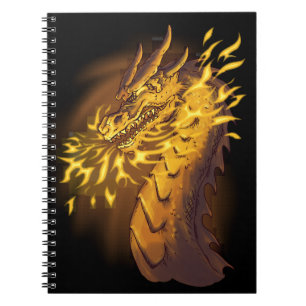 Carnet Dragon d'or du feu