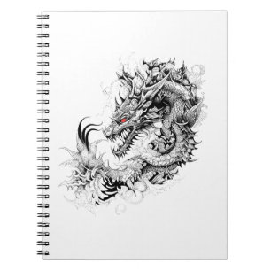 Carnet Dragon Imaginaire animal sauvage illustration Art