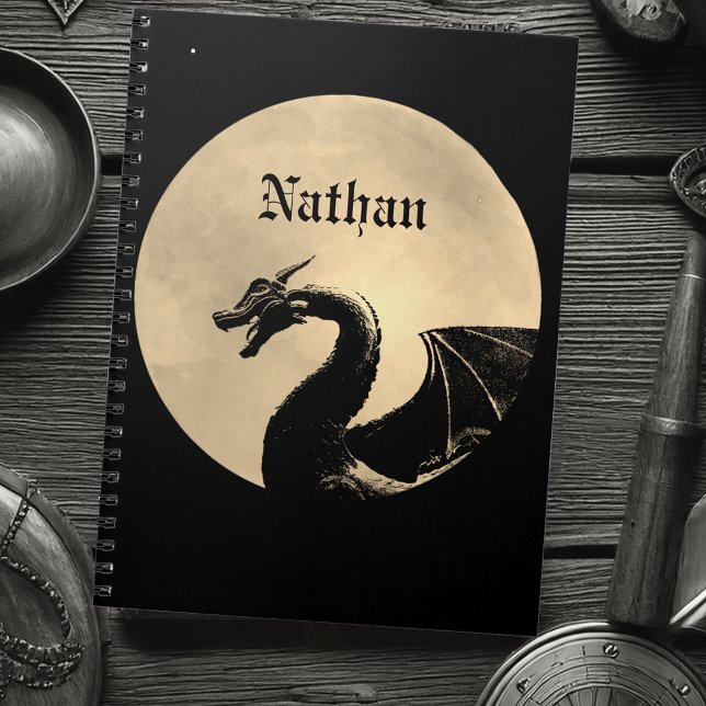 Carnet Dragon mythique Personnalisé (Créateur téléchargé)