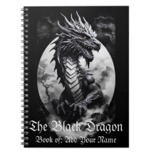 Dragon noir et blanc