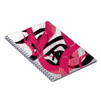Carnet Dragon rose Hotpink Dragon Japonais Arrière - plan
