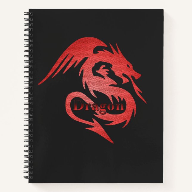 Carnet Dragon rouge (Devant)