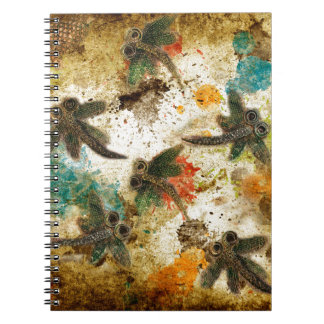Carnet Dragonfly Flit Rustic Splash