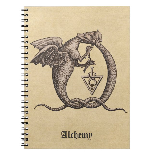 Carnet Dragons de soufre et de mercure (Devant)