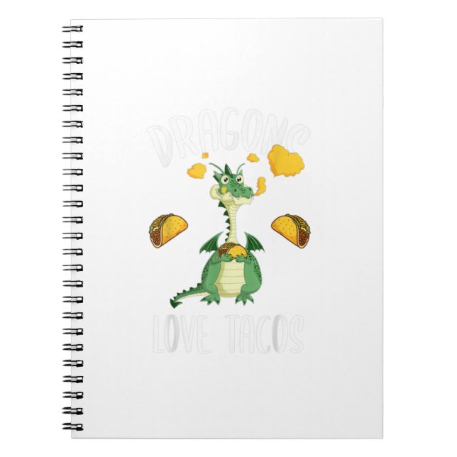 Carnet Dragons Love Tacos  (Devant)