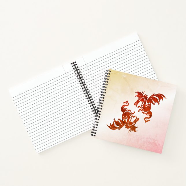 Carnet Dragons Yin Yang (Intérieur)