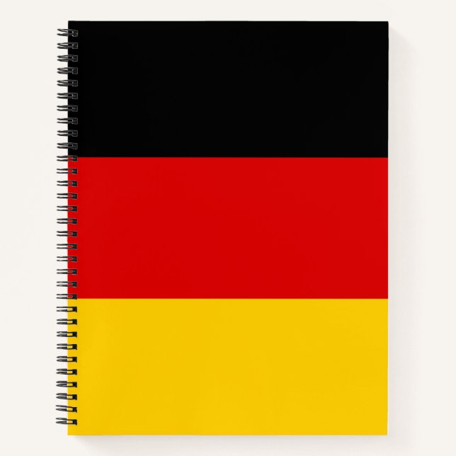 Carnet Drapeau Allemagne (Devant)