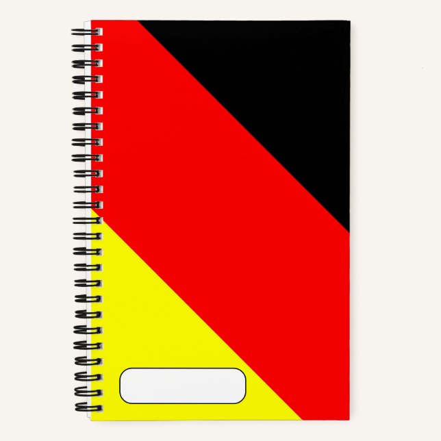 Carnet Drapeau allemand moderne (Recto)