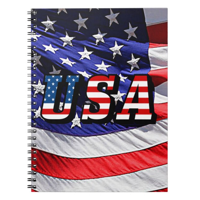 Carnet Drapeau américain (Devant)