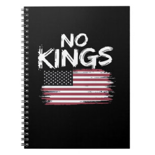 Carnet Drapeau Américain à l'Envers en Détresse No Kings 