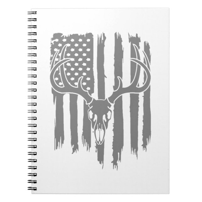 Carnet Drapeau américain de chasse (Devant)