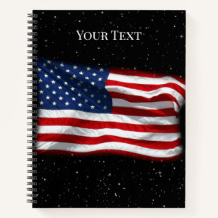 Carnet Drapeau américain patriotique États-Unis