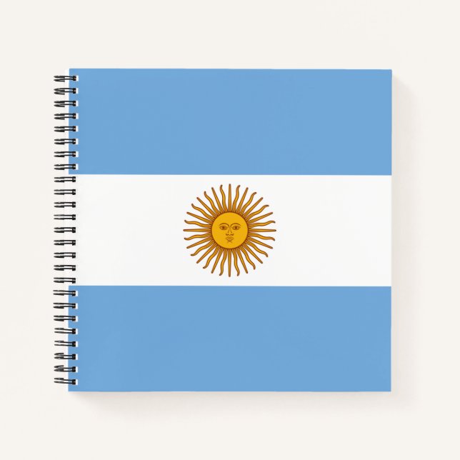Carnet Drapeau Argentine (Devant)