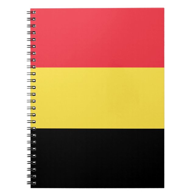 Carnet Drapeau belge (Devant)