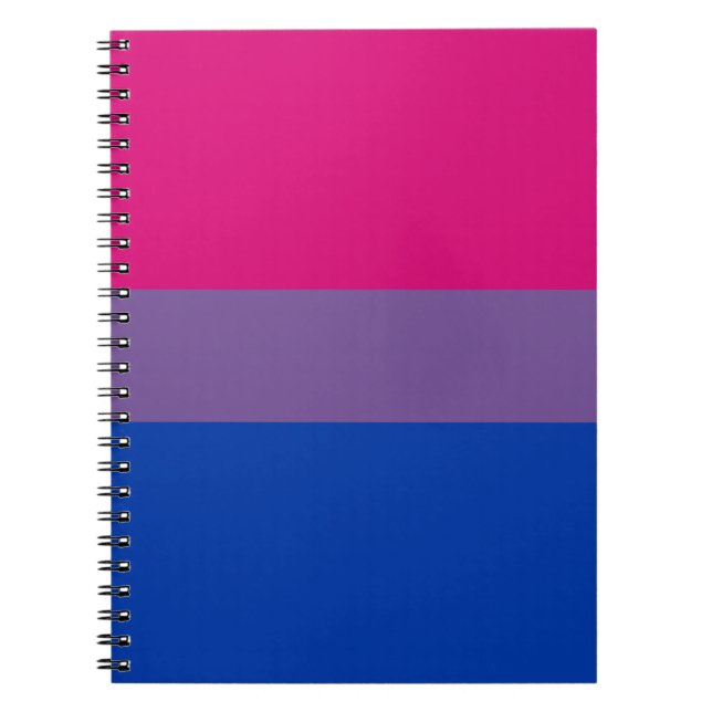 Carnet Drapeau Bisexual Bi Pride (Devant)