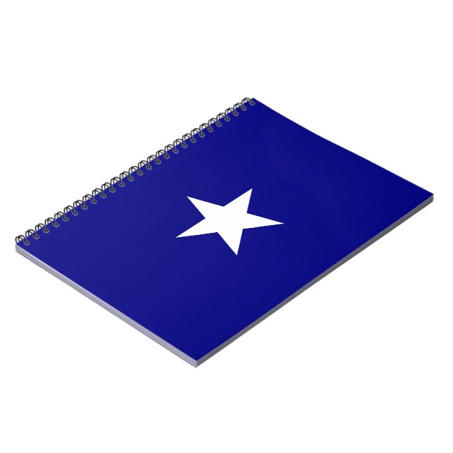 Carnet Drapeau bleu Bonnie (Côté gauche)