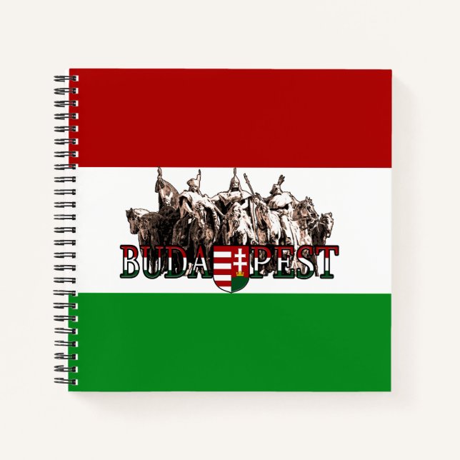 Carnet Drapeau Budapest Heroes Hongrie (Devant)