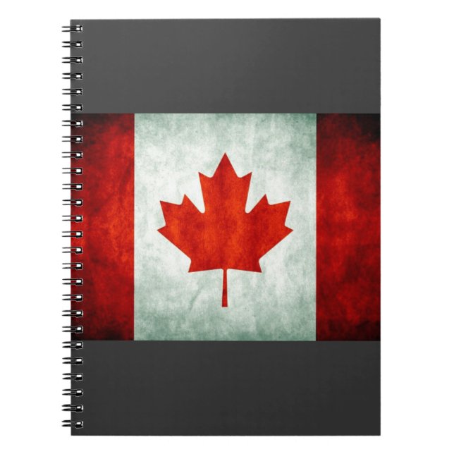 Carnet Drapeau canadien en détresse (Devant)