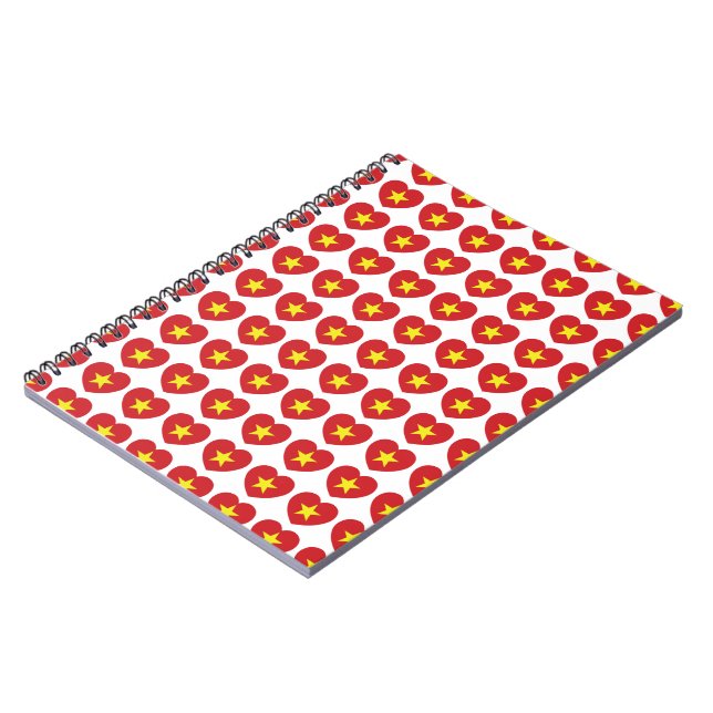 Carnet Drapeau cardiaque du Vietnam (Côté gauche)