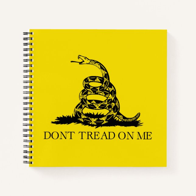 Carnet Drapeau de crotale de Gadsden : Guerre révolutionn (Devant)