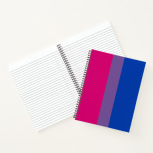Carnet Drapeau de fierté bisexuel