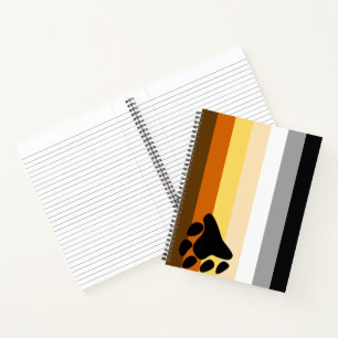 Carnet Drapeau de fierté de l'ours