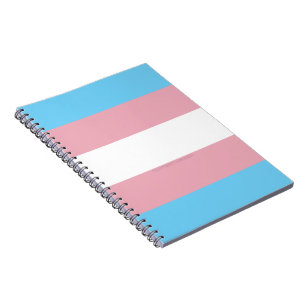 Carnet Drapeau de fierté transgenre de SlipperyJoe divers