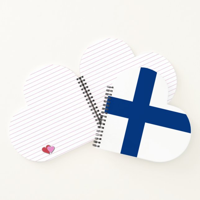 Carnet Drapeau de Finlande (Intérieur)