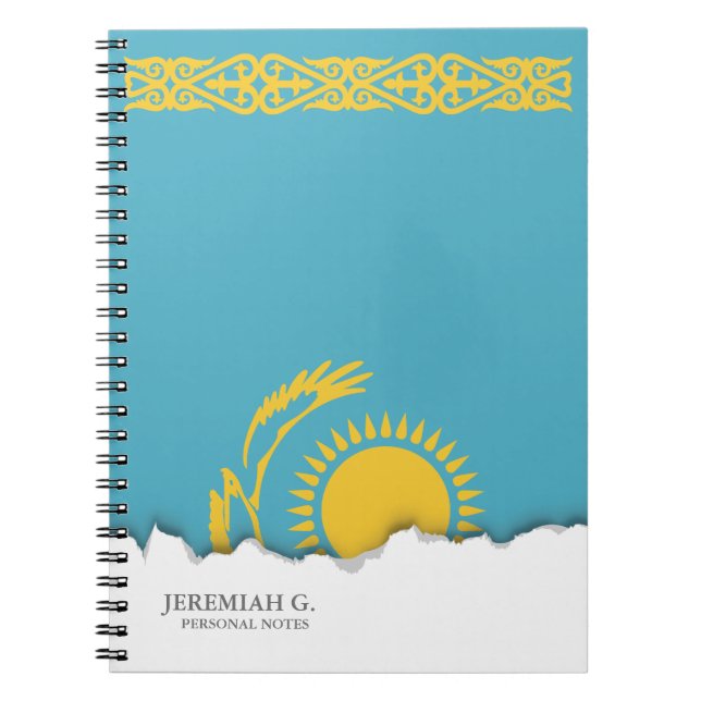 Carnet Drapeau de Kazakhstan (Devant)
