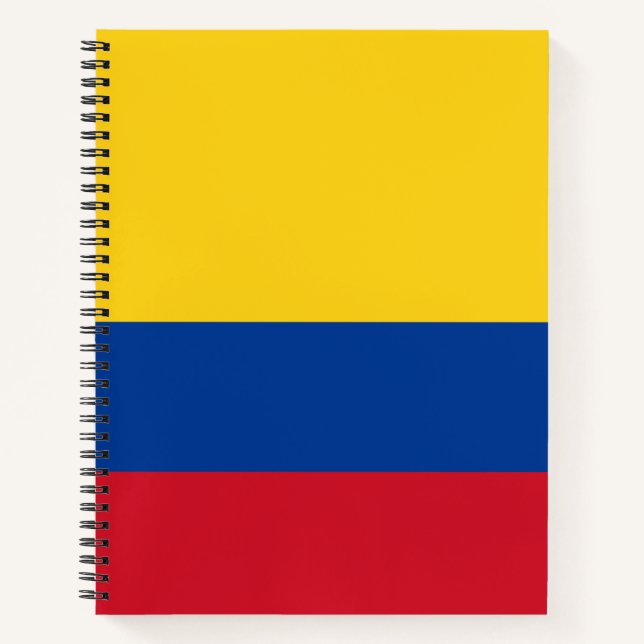 Carnet Drapeau de la Colombie (Devant)