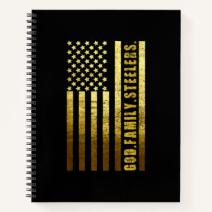 Carnet Drapeau de la famille Dieu Pro Us