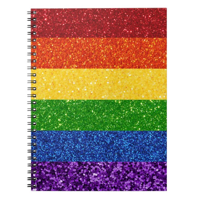 Carnet Drapeau de la Fierté arc-en-ciel LGBT Parties scin (Devant)