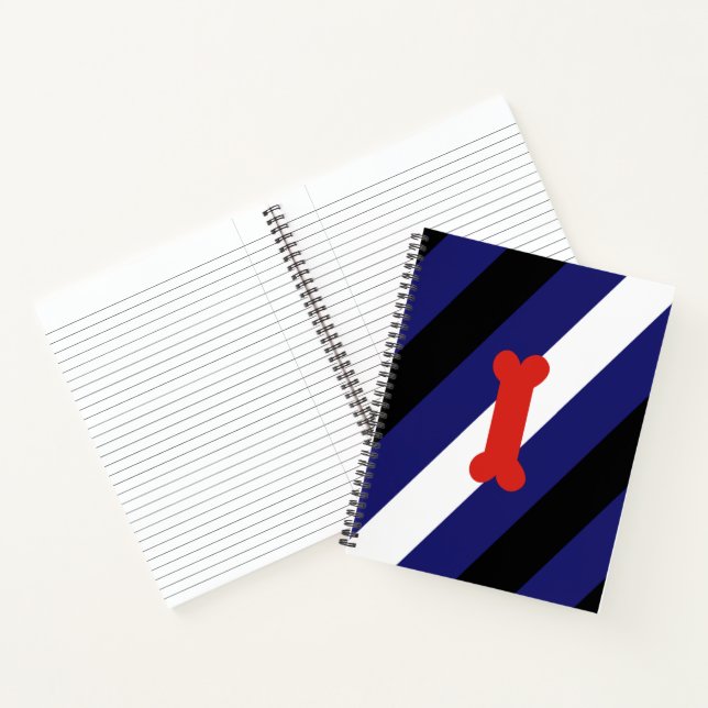 Carnet Drapeau de la fierté de jeu de chiot (Intérieur)