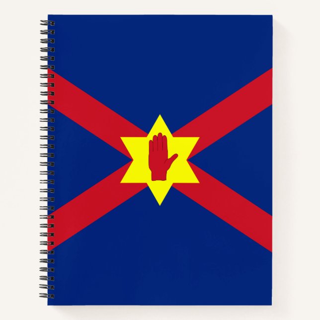 Carnet Drapeau de la nation Ulster (Irlande du Nord) (Devant)